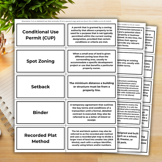 400 Real Estate Flashcards