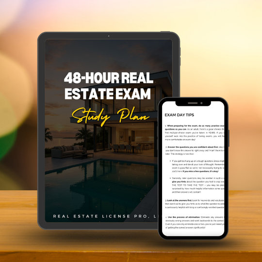 The 48-Hour Real Estate Exam Study Plan (eBook)